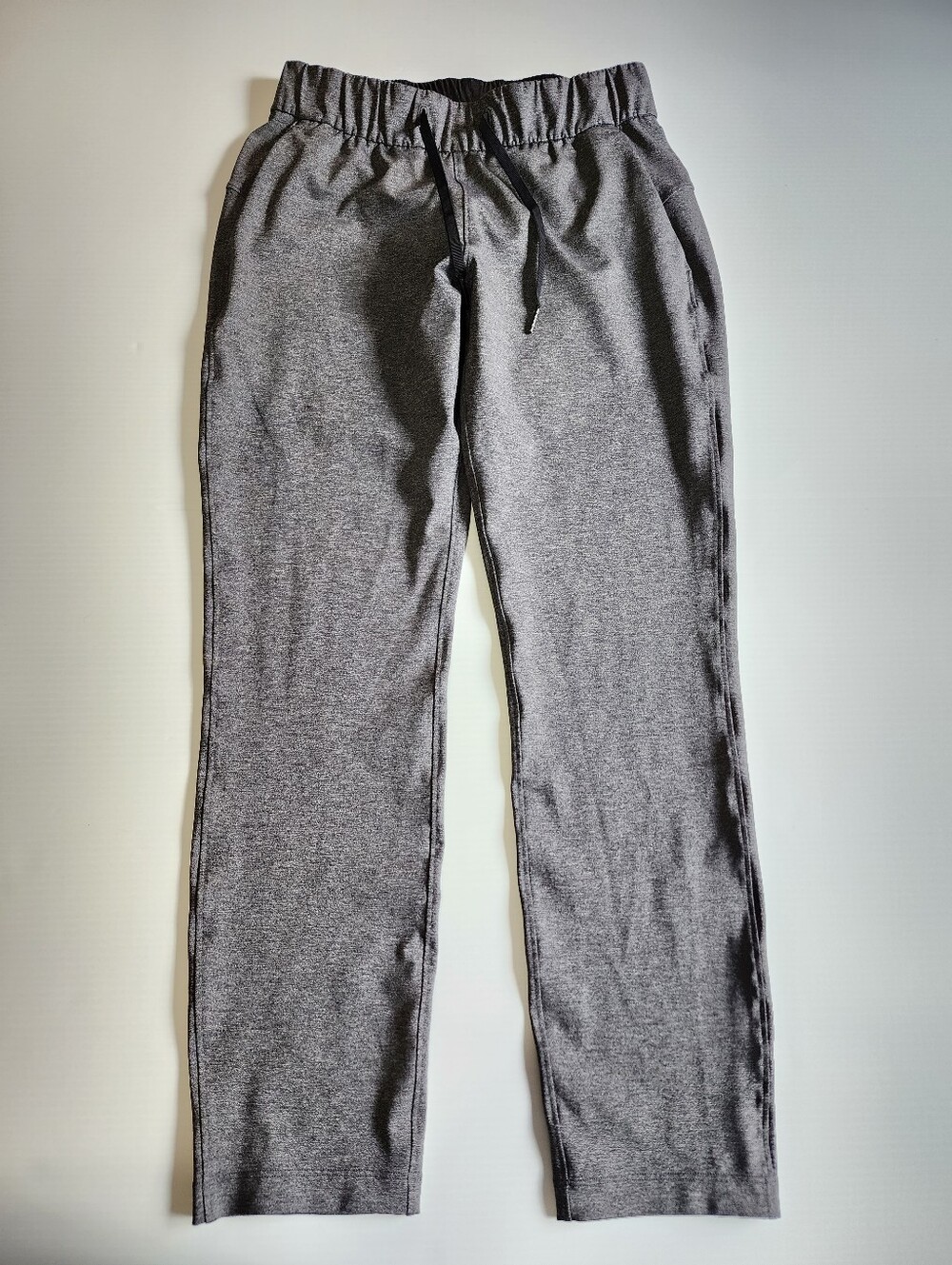Lululemon On The Fly Pant - Heathered Black Sz 4